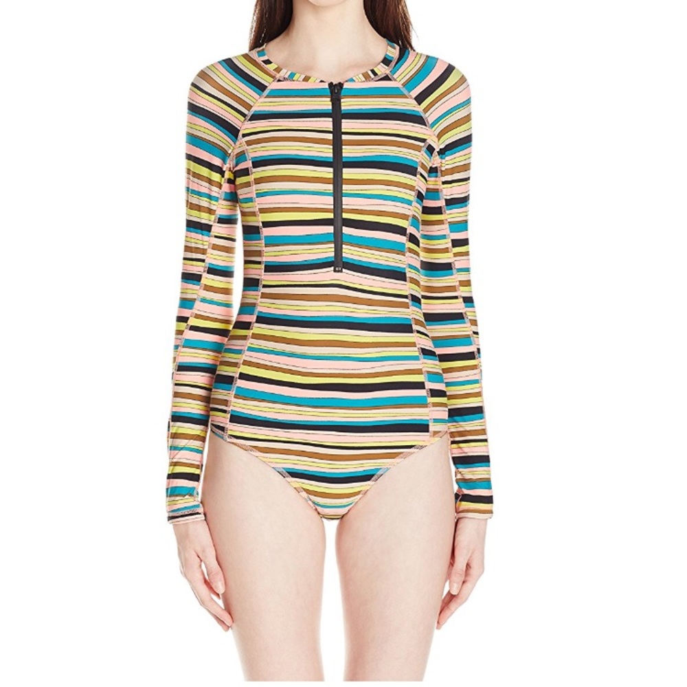 NWT VOLCOM Bodysuit Onepiece Swimsuit M